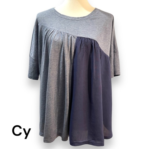 Cy Colorblock Shear-Panel Tee - Picture 1 of 7